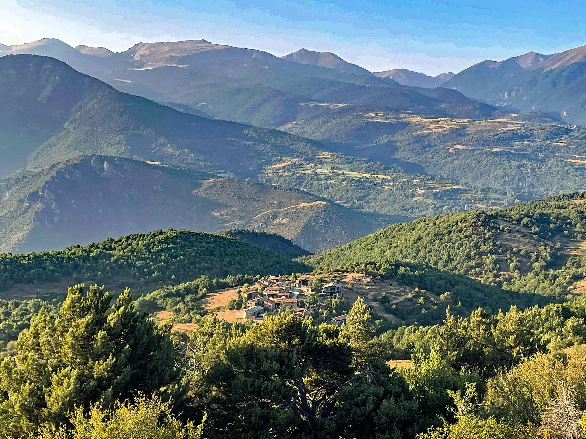 Vistes del Cadí des de la casa